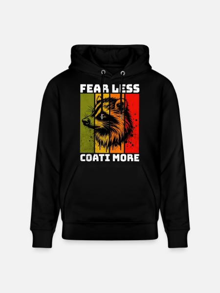 Coati Nasenbär - Stanley/Stella CRUISER Unisex Organic Hoodie - black