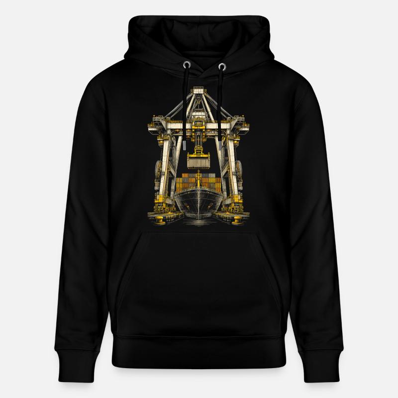 docker - Sweat à capuche bio CRUISER Stanley/Stella Unisexe - noir
