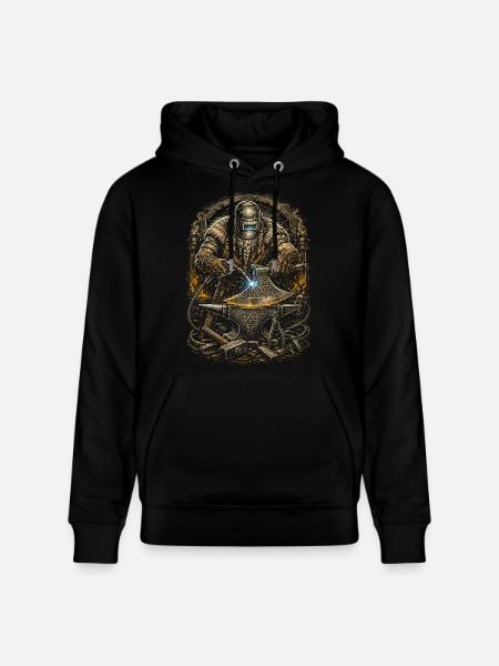 Schweißer Schweißfachmann Wikinger - Stanley/Stella Unisex Bio-Hoodie CRUISER - Schwarz