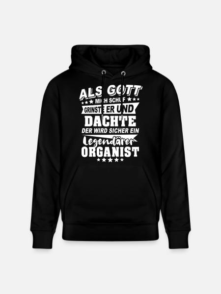 Organist - Stanley/Stella Unisex Bio-Hoodie CRUISER - Schwarz