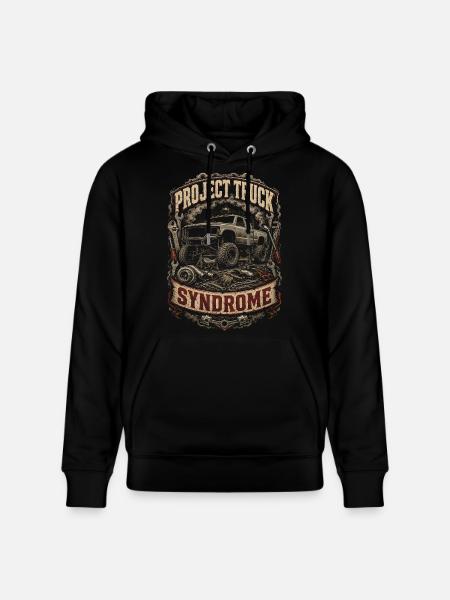 Rolling Coal Project Truck Syndrome - Stanley/Stella CRUISER Unisex Organic Hoodie - black