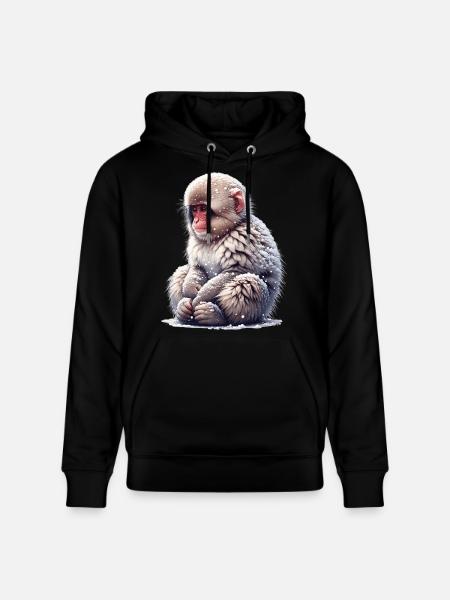 Snow Monkey - Stanley/Stella CRUISER Unisex Organic Hoodie - black