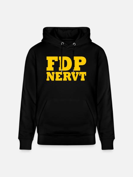 Fdp - Stanley/Stella Unisex Bio-Hoodie CRUISER - Schwarz