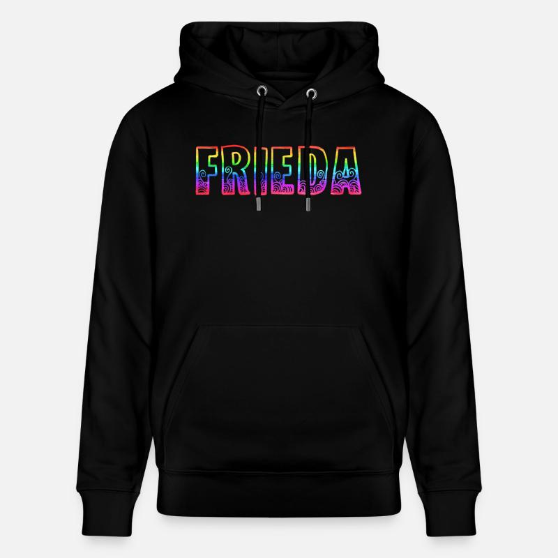 frieda rs arc-en-ciel - Sweat à capuche bio CRUISER Stanley/Stella Unisexe - noir