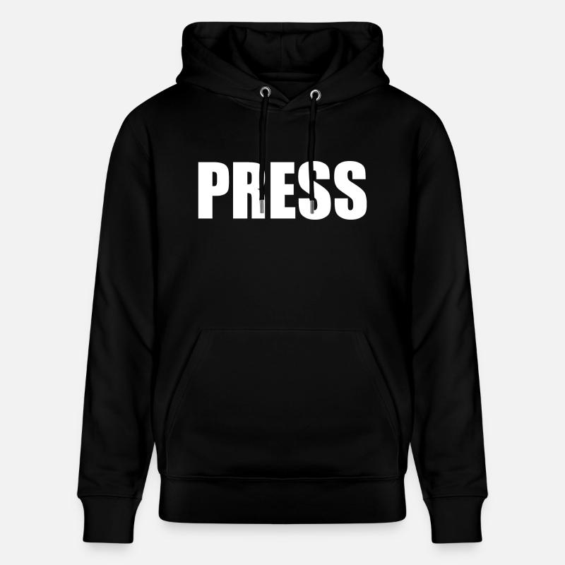 Press - Sweat à capuche bio CRUISER Stanley/Stella Unisexe - noir