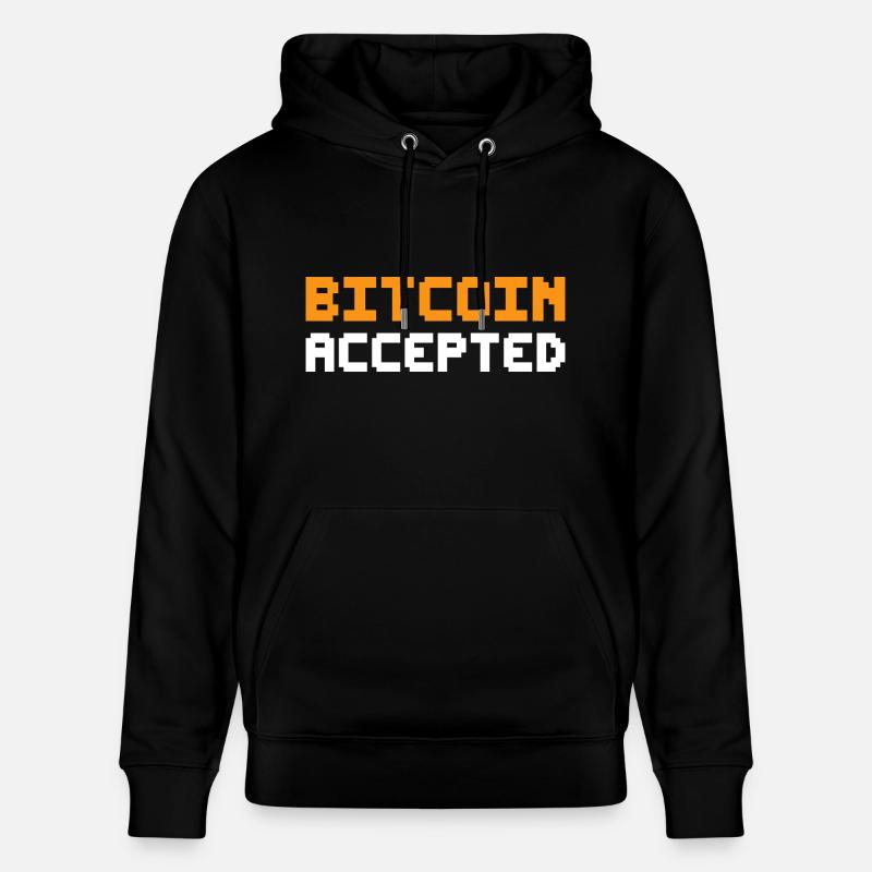 Bitcoin accepté - Sweat à capuche bio CRUISER Stanley/Stella Unisexe - noir