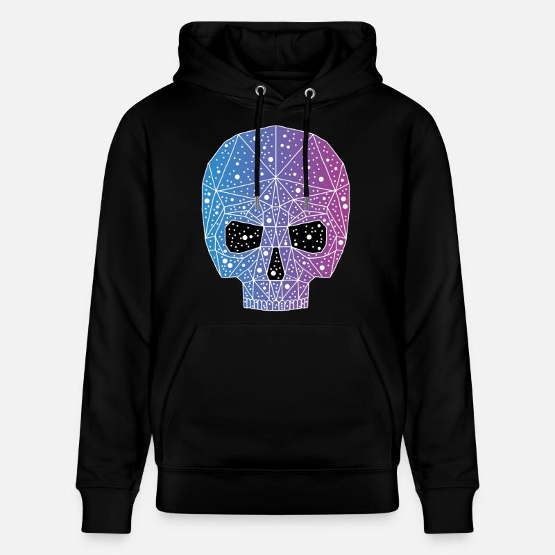 Tête de mort galactique - Sweat à capuche bio CRUISER Stanley/Stella Unisexe - noir