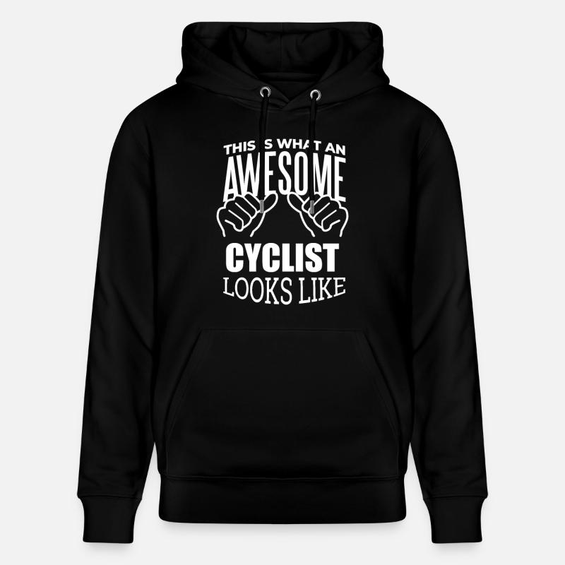 cyclisme - Sweat à capuche bio CRUISER Stanley/Stella Unisexe - noir