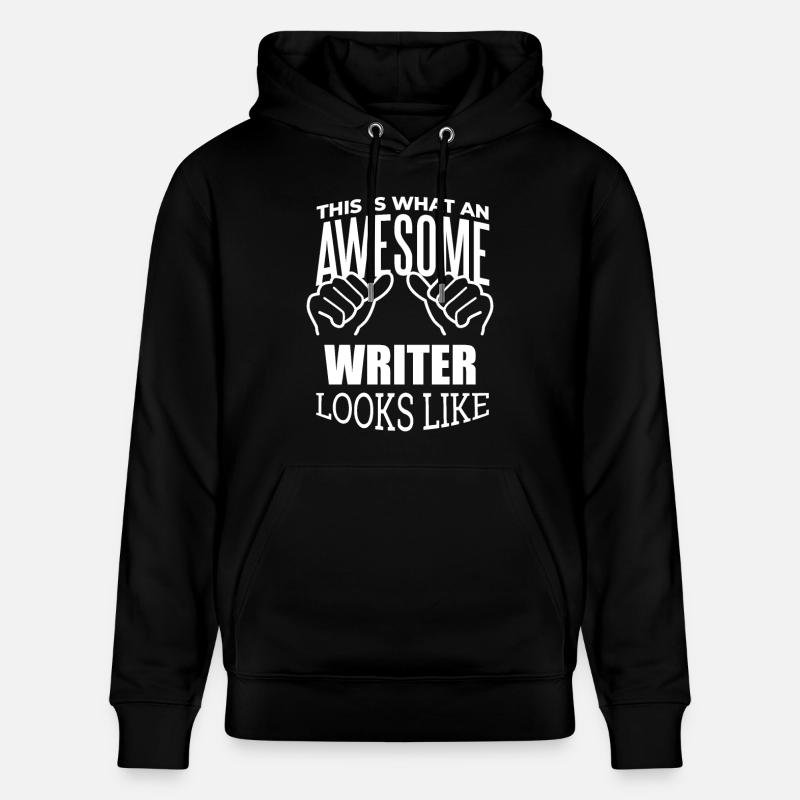 écriture - Sweat à capuche bio CRUISER Stanley/Stella Unisexe - noir