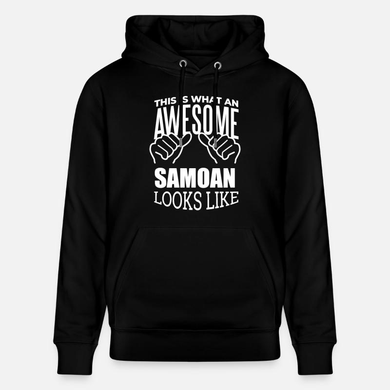 Samoa - Sweat à capuche bio CRUISER Stanley/Stella Unisexe - noir