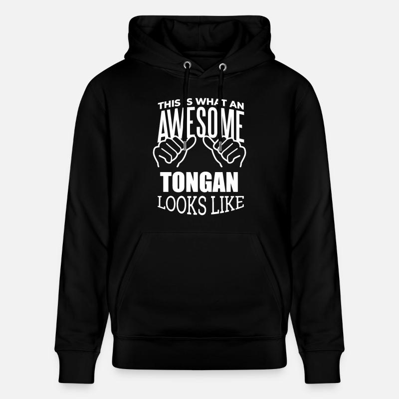 Tonga - Sweat à capuche bio CRUISER Stanley/Stella Unisexe - noir