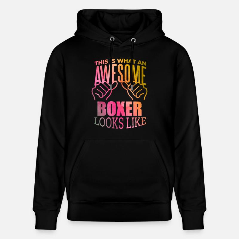 boxe - Sweat à capuche bio CRUISER Stanley/Stella Unisexe - noir