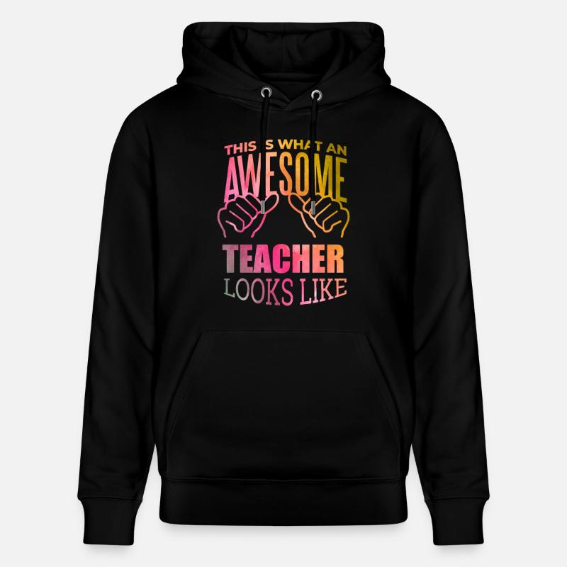 Professeur - Sweat à capuche bio CRUISER Stanley/Stella Unisexe - noir