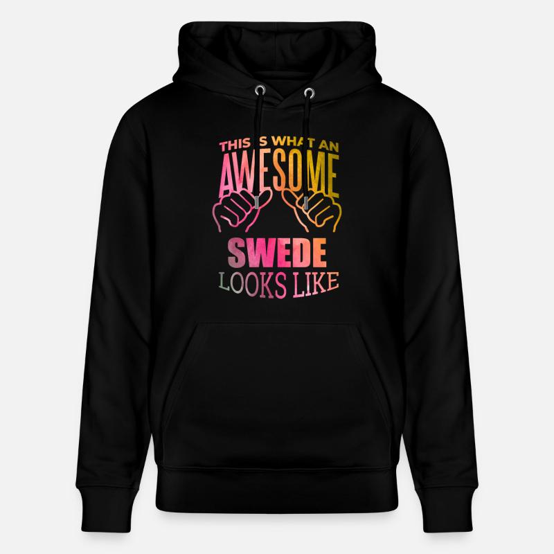 Suède - Sweat à capuche bio CRUISER Stanley/Stella Unisexe - noir