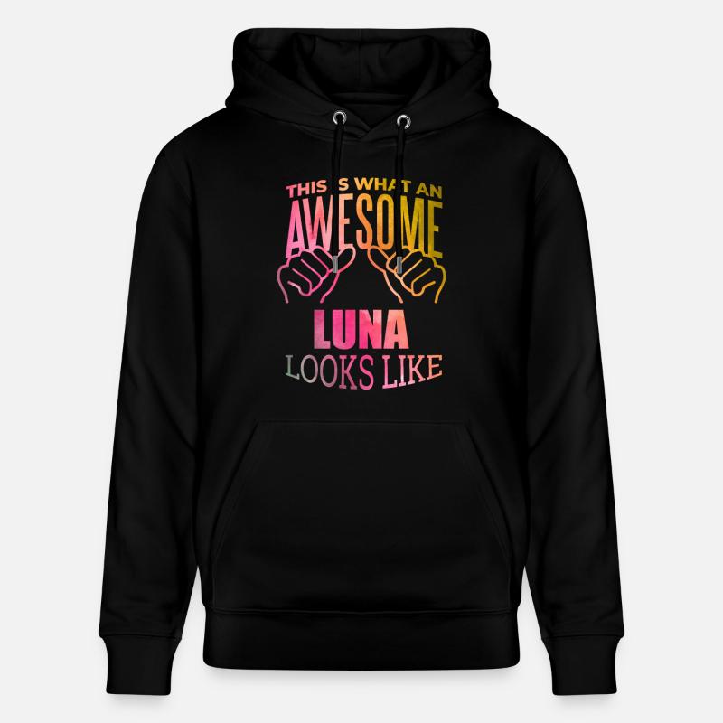 Luna - Sweat à capuche bio CRUISER Stanley/Stella Unisexe - noir