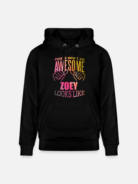 Zoey Zoey Zoey - Sweat à capuche bio CRUISER Stanley/Stella Unisexe - noir