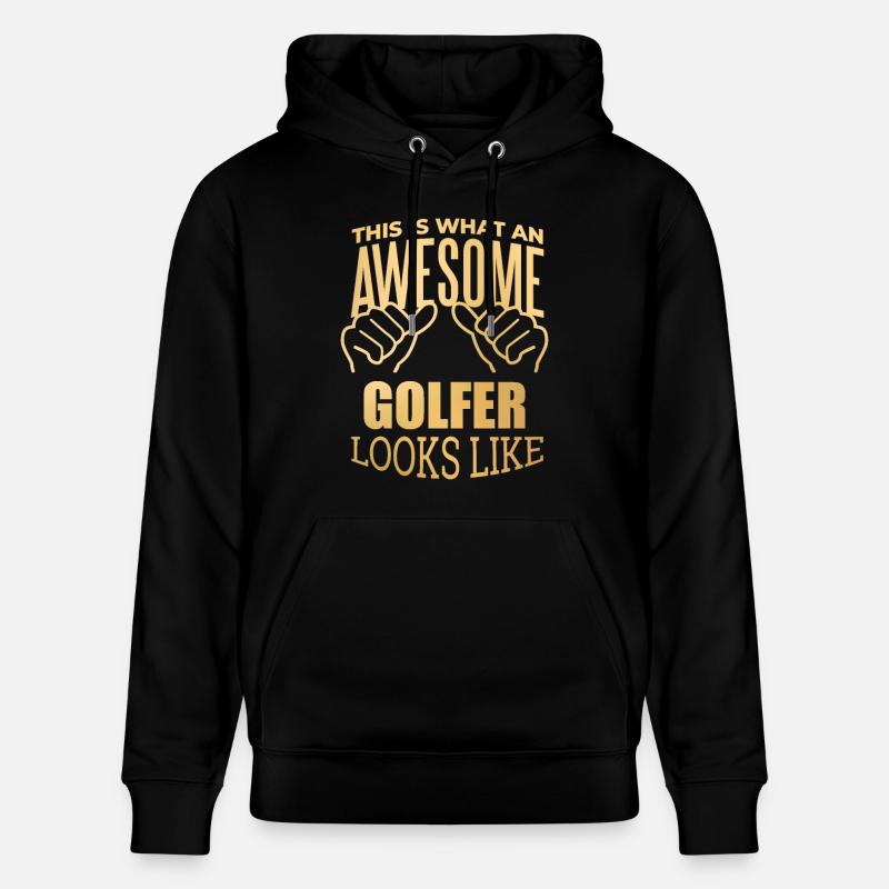 Golf - Sweat à capuche bio CRUISER Stanley/Stella Unisexe - noir