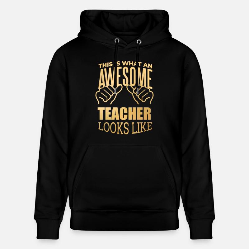 Professeur - Sweat à capuche bio CRUISER Stanley/Stella Unisexe - noir