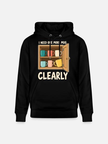 Noch eine Tasse natürlich - Stanley/Stella Unisex Bio-Hoodie CRUISER - Schwarz