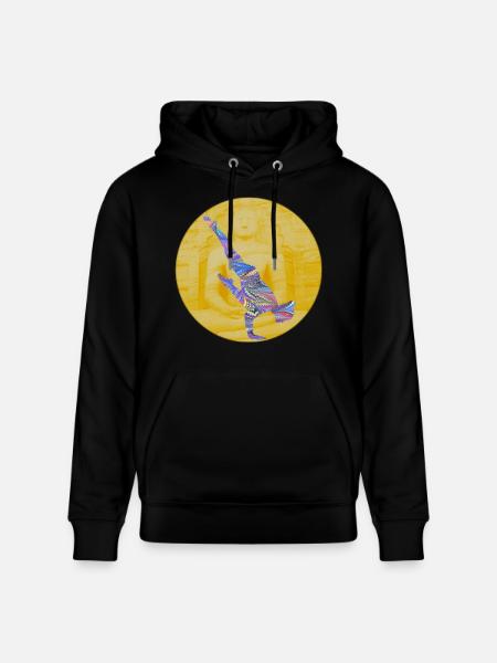 yoga 31 e 45 - Stanley/Stella CRUISER Unisex Organic Hoodie - black