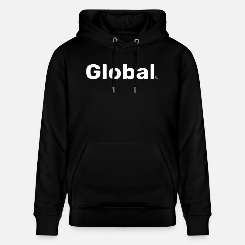 Global - Sweat à capuche bio CRUISER Stanley/Stella Unisexe - noir
