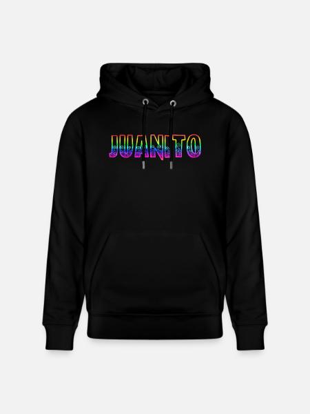 juanito rs regenbogen - Stanley/Stella Unisex Bio-Hoodie CRUISER  - Schwarz
