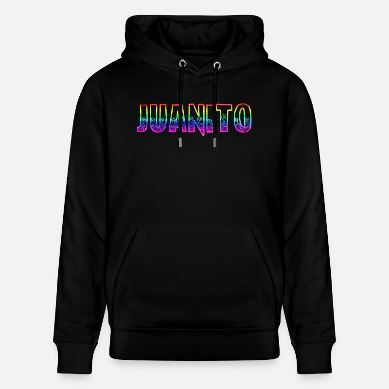 Juanito RS Arc-en-ciel - Sweat à capuche bio CRUISER Stanley/Stella Unisexe - noir