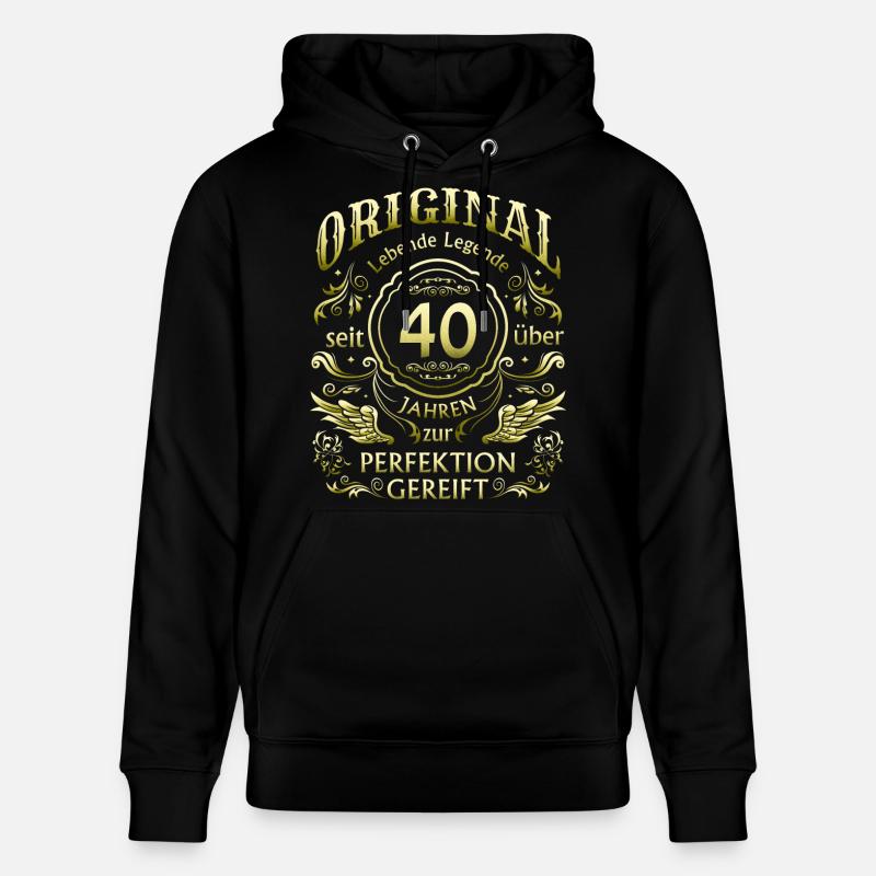 40 ans de maturation - Sweat à capuche bio CRUISER Stanley/Stella Unisexe - noir