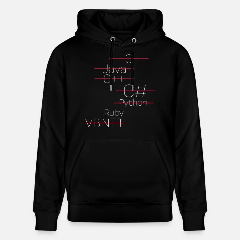RUBY / RUBY ON RAILS - Stanley/Stella CRUISER Unisex Organic Hoodie - black