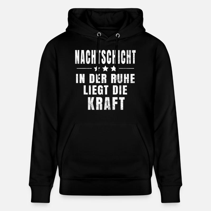 Night Shift T-shirt - Sweat à capuche bio CRUISER Stanley/Stella Unisexe - noir
