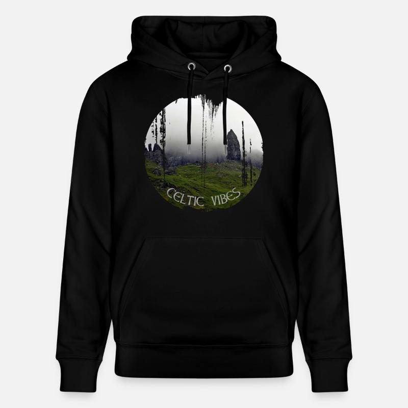 celtes 2 - Sweat à capuche bio CRUISER Stanley/Stella Unisexe - noir