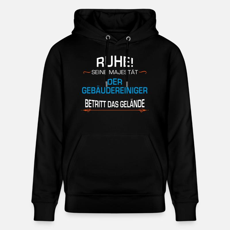 Gebäudereiniger Beruf - Stanley/Stella Unisex Bio-Hoodie CRUISER - Schwarz