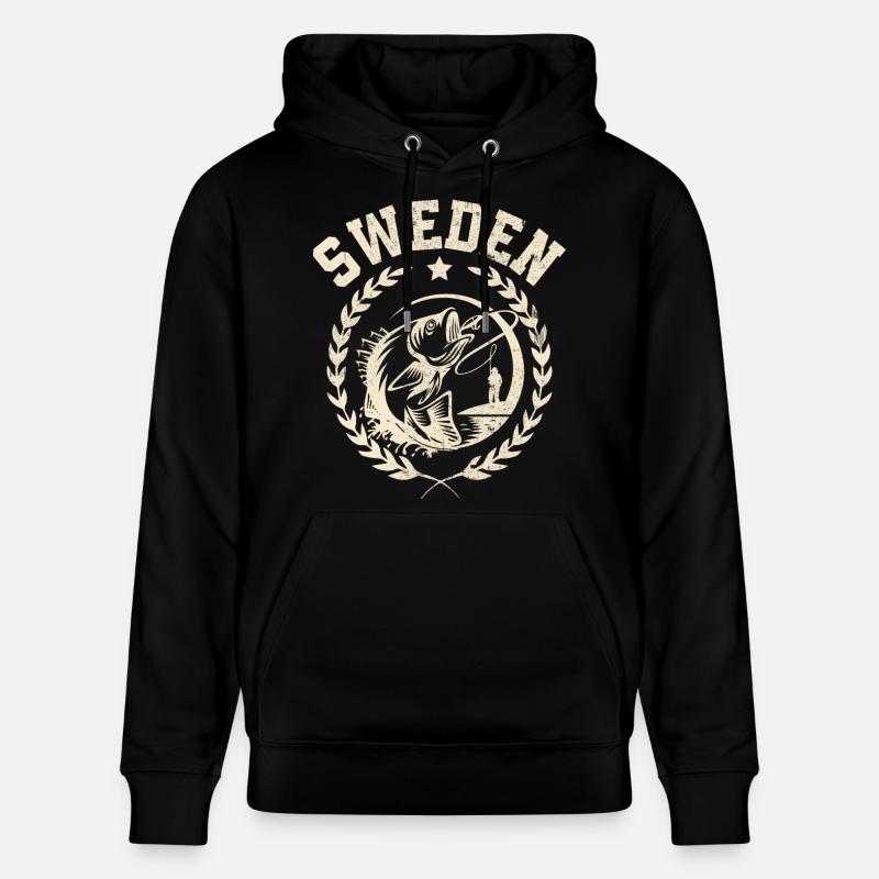 Suède Pêche Pêcheur Pêcheur - Sweat à capuche bio CRUISER Stanley/Stella Unisexe - noir