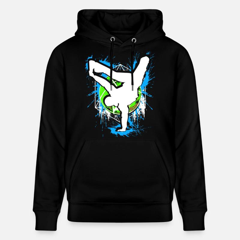 Breakdance - Breakdancer - Breakdancing - BBoy - Sweat à capuche bio CRUISER Stanley/Stella Unisexe - noir