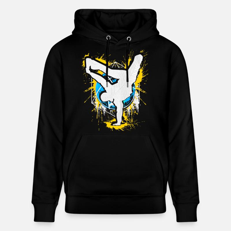 Breakdance Handstand Bboy - B-Boying Breakdancer - Stanley/Stella Unisex Bio-Hoodie CRUISER  - Schwarz