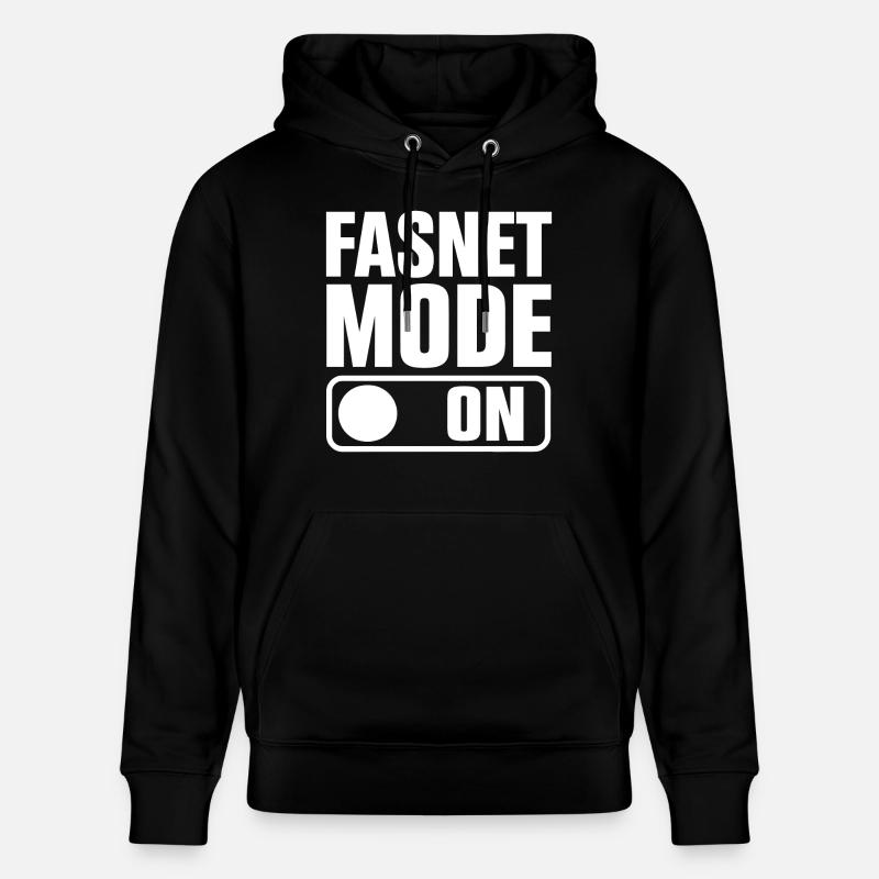 Mode Fasnet activé - Sweat à capuche bio CRUISER Stanley/Stella Unisexe - noir