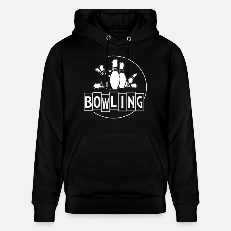 Ligue de bowling Bowlers Bowlers - Sweat à capuche bio CRUISER Stanley/Stella Unisexe - noir