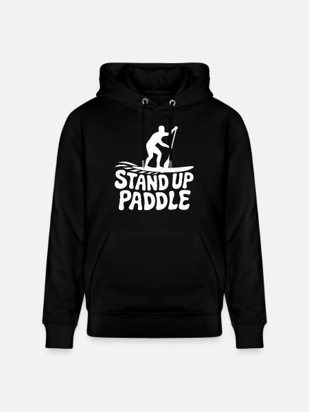 SUP Stand Up Paddle - Stanley/Stella CRUISER Unisex Organic Hoodie - black