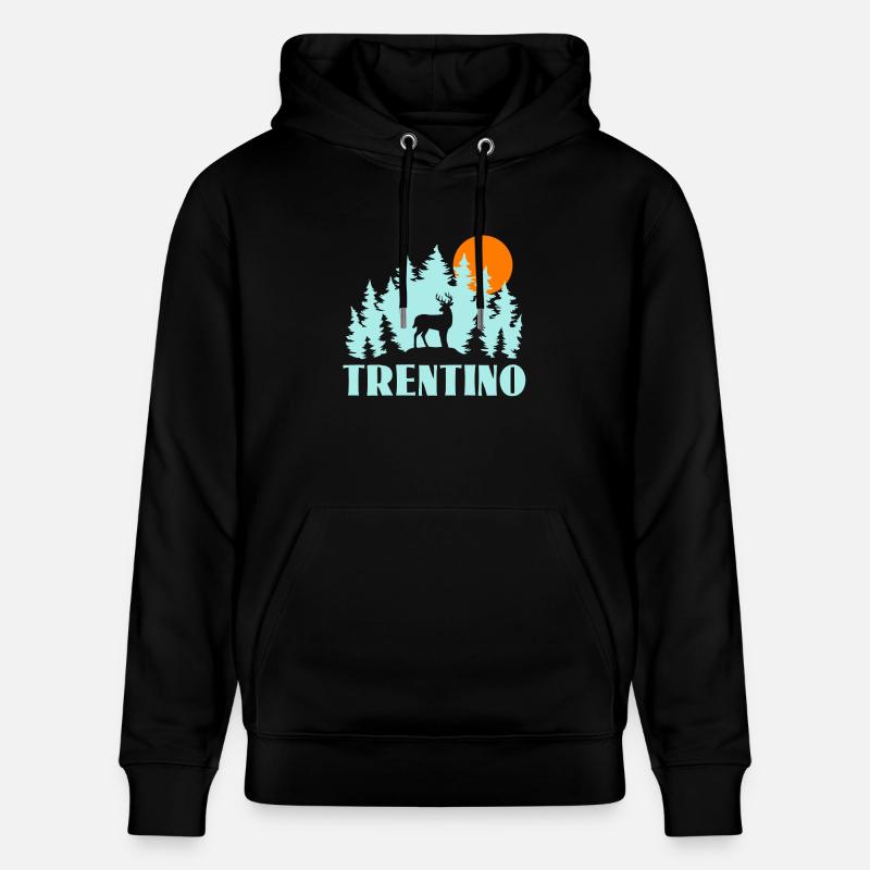 Trentin - Sweat à capuche bio CRUISER Stanley/Stella Unisexe - noir