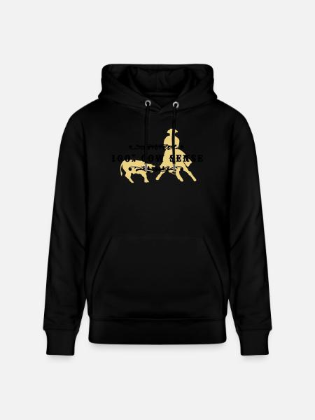 (cowsense_2c) - Stanley/Stella Unisex Bio-Hoodie CRUISER - Schwarz