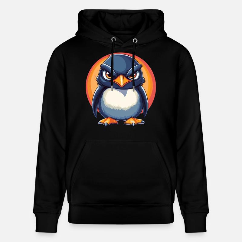 Grummeliger Pinguin - Stanley/Stella Unisex Bio-Hoodie CRUISER - Schwarz
