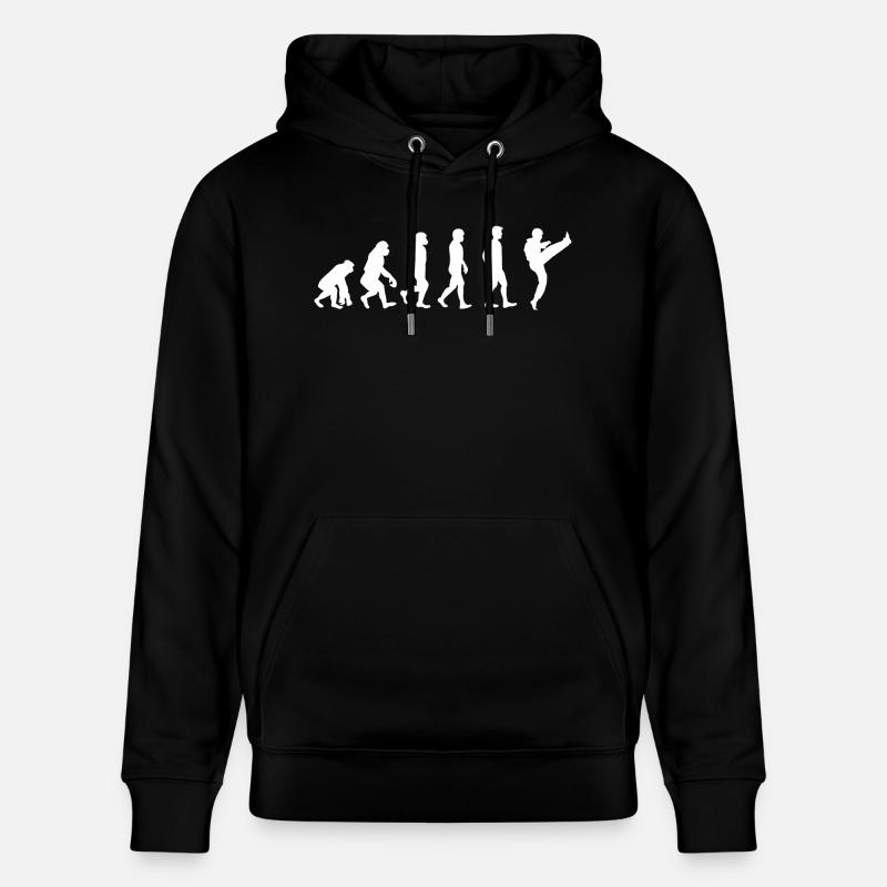 Evolution Karate - Sweat à capuche bio CRUISER Stanley/Stella Unisexe - noir