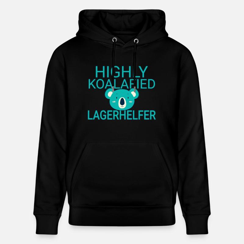 Assistante d’entrepôt Koalafied - Sweat à capuche bio CRUISER Stanley/Stella Unisexe - noir