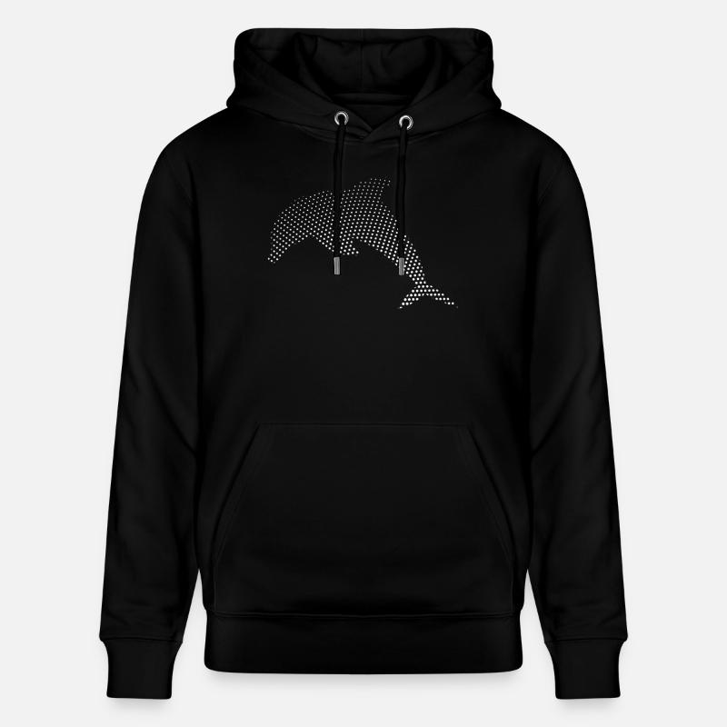 Dauphin - Sweat à capuche bio CRUISER Stanley/Stella Unisexe - noir