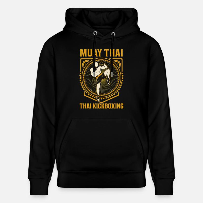 Muay Thai Kickboxing - Sweat à capuche bio CRUISER Stanley/Stella Unisexe - noir