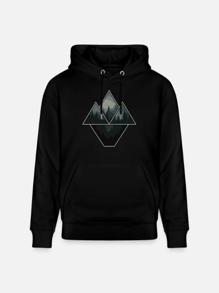 Forest Nature Lovers - Stanley/Stella CRUISER Unisex Organic Hoodie - black