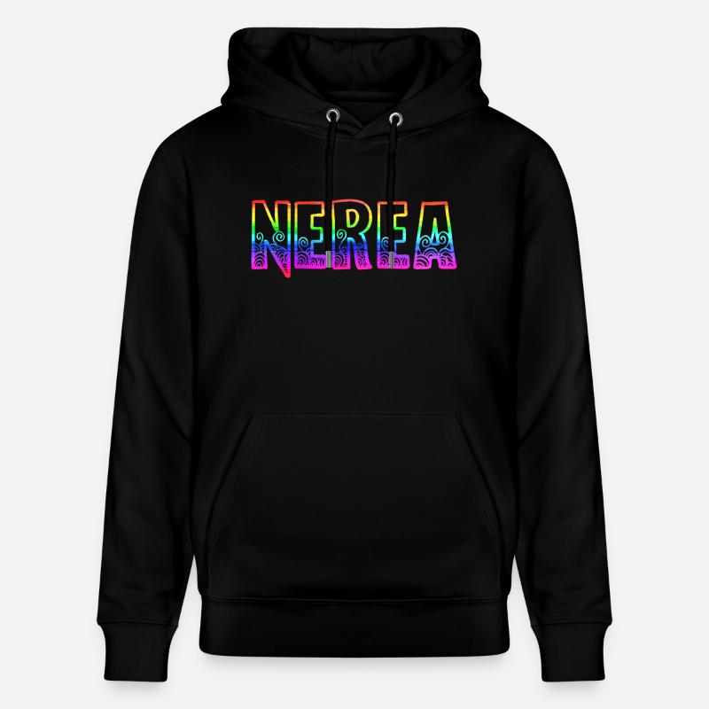 nerea rs arc-en-ciel - Sweat à capuche bio CRUISER Stanley/Stella Unisexe - noir