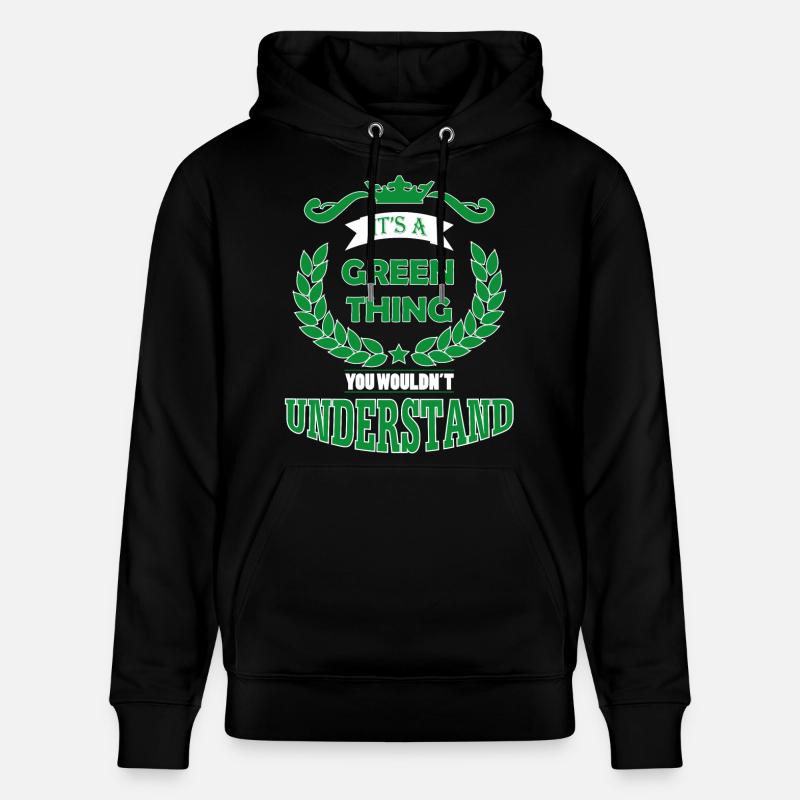 its a green thing - Sweat à capuche bio CRUISER Stanley/Stella Unisexe - noir