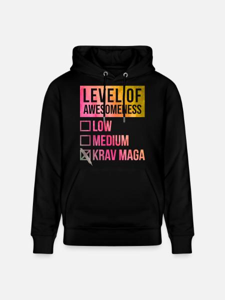 Krav Maga Krav Maga Krav Maga - Stanley/Stella CRUISER Unisex Organic Hoodie - black