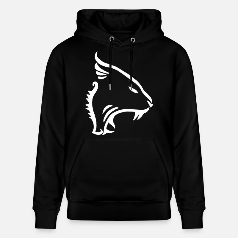 Animal tigre chat panthère (blanc) - Sweat à capuche bio CRUISER Stanley/Stella Unisexe - noir